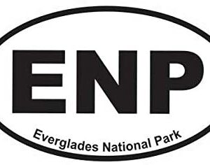Everglades National Park Oval Sticker