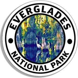 Everglades Round Sticker