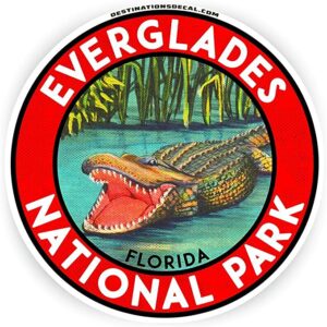Gator Everglades National Park Sticker