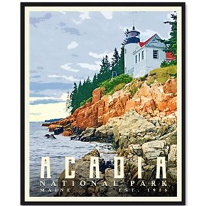 Acadia National Park Bar Harbor Poster
