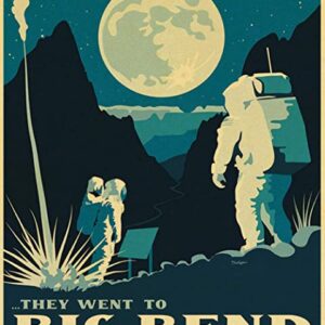 Big Bend National Park Astronaut Poster