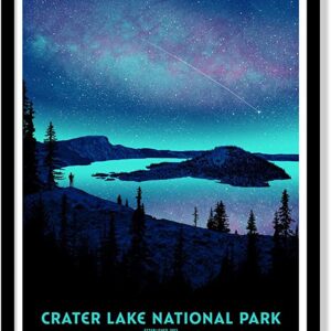 Crater Lake Alauraborealis Poster
