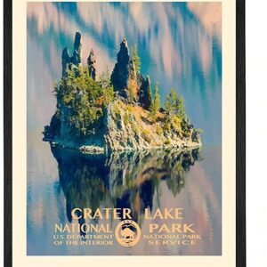 Crater Lake National Park Department Of The Interior Poster