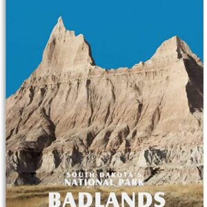 Department Of The Interior Badlands South Dakota Poster