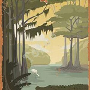 Everglade National Park Tin Print