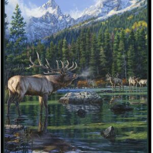 Glacier National Park Elk Poster