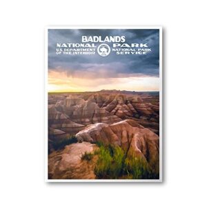 National Park Service Badlands National Park Poster