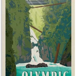 Olympic National Park Vintage Destinations Microfiber Women's T