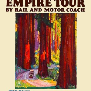 Redwood National Park Southern Pacific Railroad Poster