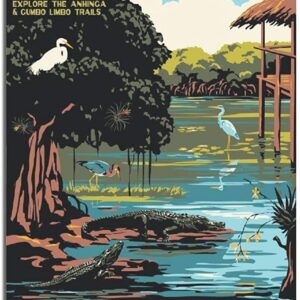 Us Department Of Interior Everglades National Park Poster