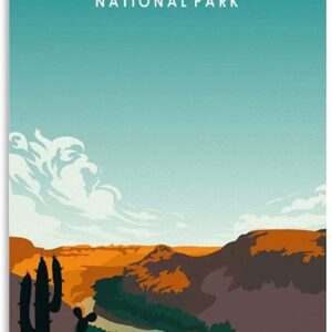 Vintage Big Bend National Park Poster