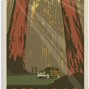 Vintage Poster Redwood National Park Poster