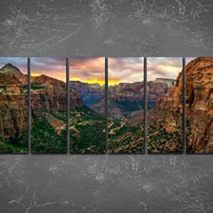 Zion National Park Canyon Overlook Panoramic Print