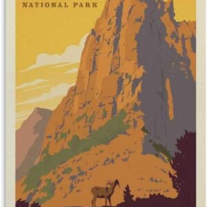 Zion National Park Vintage Poster