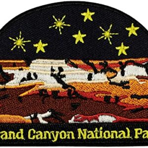 Grand Canyon Embroidered Iron On Patch