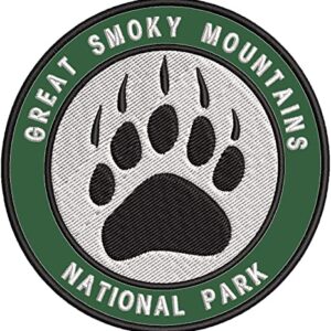 New in Bag ⫸ P50 Great Smoky Mountains National Park Embroidered Patch TN NC 