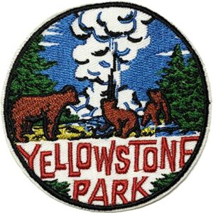 Yellowstone National Park Retro Patch