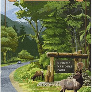 1000 Piece Olympic National Park Jigsaw Puzzle
