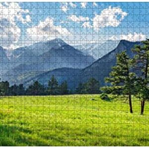 1000 Rocky Mountain National Park Wooden Puzzle