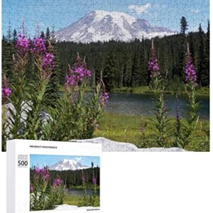 500 Piece Mount Rainier National Park Wildflower Puzzle