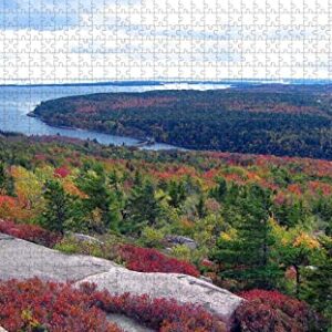 Acadia National Park Main Wooden Jigsaw Puzzle