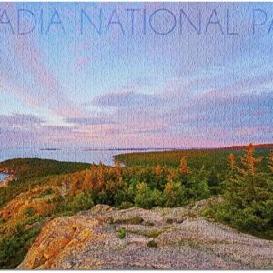 Acadia National Park Maine Cadillac Mountain Jigsaw Puzzle