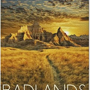 Badlands National Park Sunset Jigsaw Puzzle