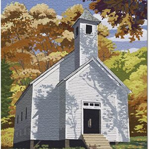 Great Smoky Mountains Cades Cove Baptist Church Puzzle