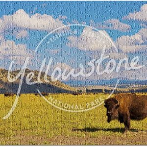 Large Yellowstone National Park Bison Jigsaw Puzzle