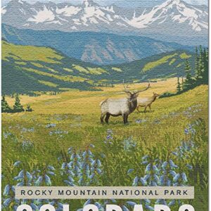 Rocky Mountain National Park Colorado Elk Puzzle
