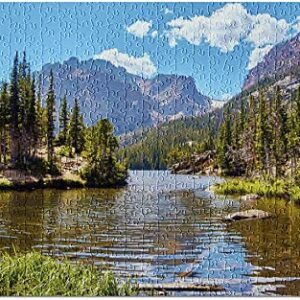 Rocky Mountain National Park Loch Lake Jigsaw Puzzle