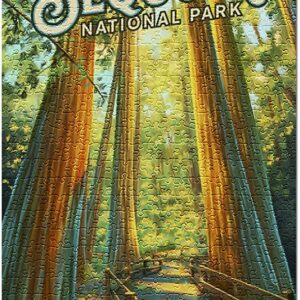 Sequoia National Park California Path Jigsaw Puzzle