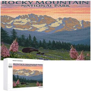 Wooden Rocky Mountain National Park Puzzle