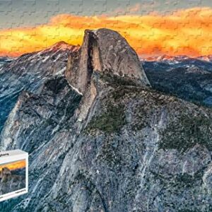 Wooden Yosemite National Park Half Dome Jigsaw Puzzle