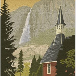 Yosemite National Park Yosemite Chapel Puzzle