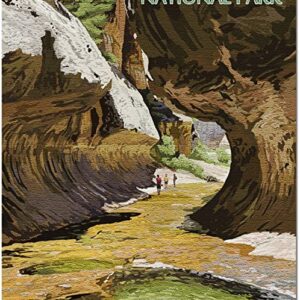 Zion National Park The Subway Jigsaw Puzzle