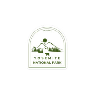 Yosemite Roaming Bear Sticker