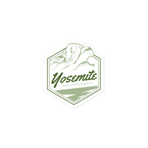 Yosemite Half Dome Hex Sticker