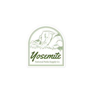 Yosemite Half Dome Window Sticker