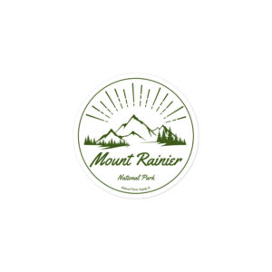 Mount Rainier Mountain Sunrise Sticker