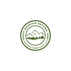 Rocky Mountain Circle Sticker