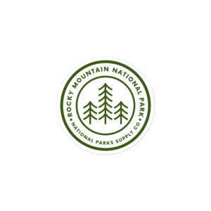 Rocky Mountain Trees Sticker