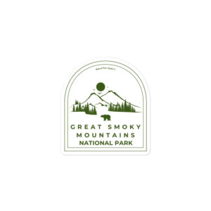 Great Smoky Mountains Roaming Bear Sticker