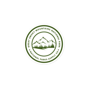 Great Smoky Mountains Circle Sticker