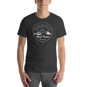 Mount Rainier Mountain Sunrise T Shirt