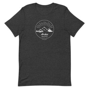Arches Mountain Sunrise T Shirt
