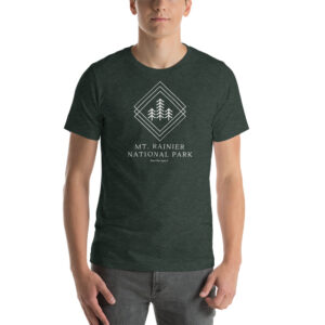 Mount Rainier Trees T Shirt