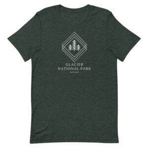 Glacier National Park Trees T Shirt
