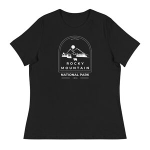 Rocky Mountain Roaming Bear Women's Relaxed T Shirt