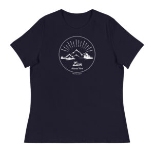 Zion Mountain Sunrise Women's Relaxed T-Shirt